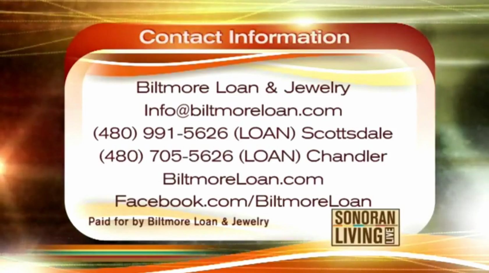 Biltmore Loan and Jewelry Contact Information