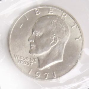 Un-circulated 40% Silver Eisenhower Silver Dollars